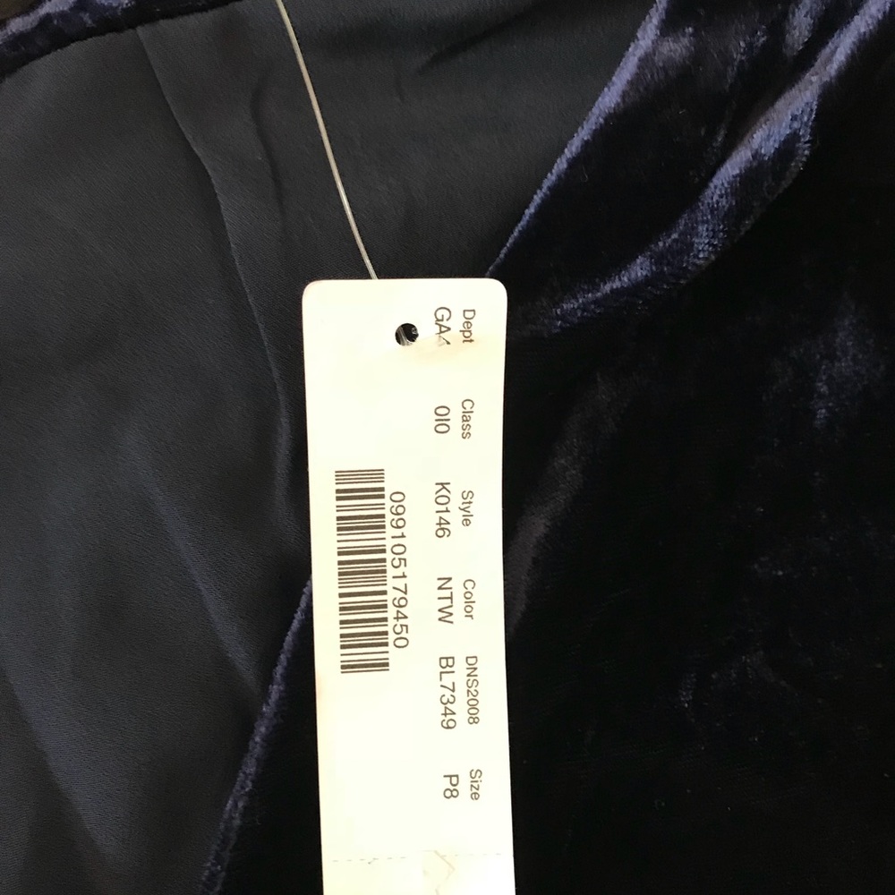 J Crew Velvet wrap dress